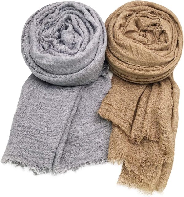 Women Scarf Shawl for All Season 3PCS Scarve Wrap Scarve. - Image 3