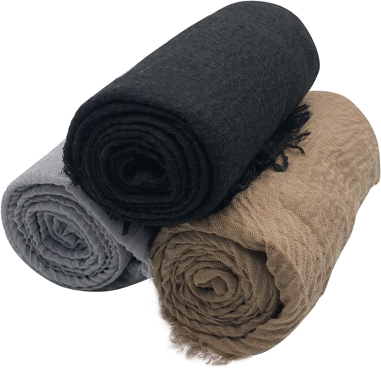 Women Scarf Shawl for All Season 3PCS Scarve Wrap Scarve. - Image 4