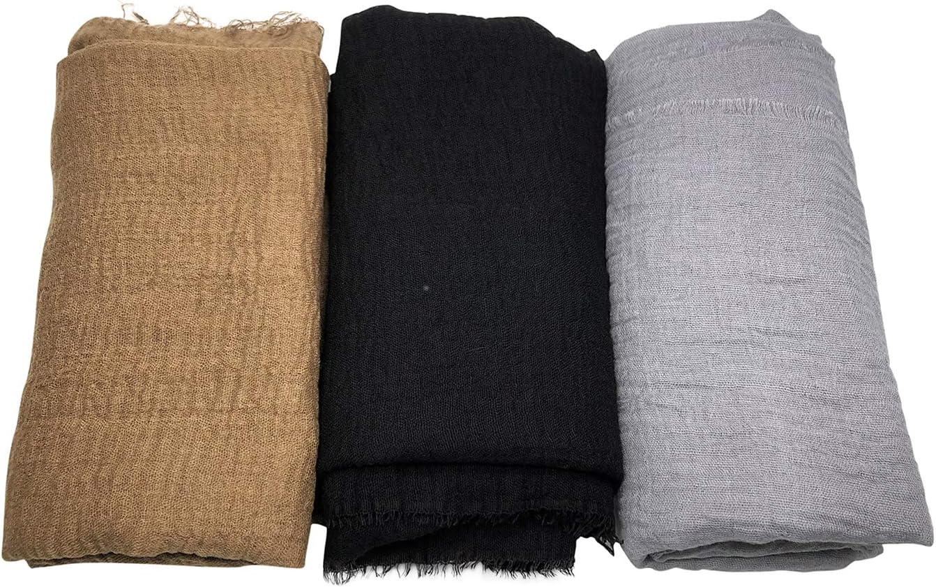 Women Scarf Shawl for All Season 3PCS Scarve Wrap Scarve. - Image 5